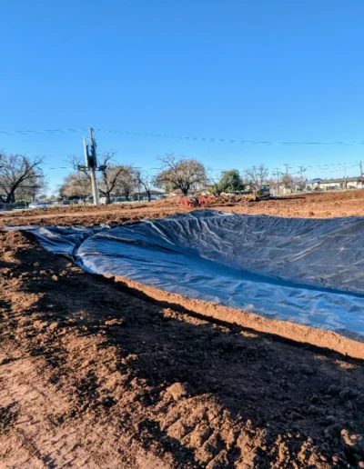 1 16 25 Lake Liner goes in