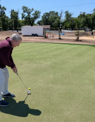 5 4 25 Grant tries out roll on #8